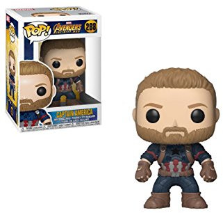 Funko Marvel: Marvel Avengers Infinity War - Captain America - Vinyl-Sammelfigur - Geschenkidee - Offizielle Handelswaren - Spielzeug Für Kinder und Erwachsene - Movies Fans