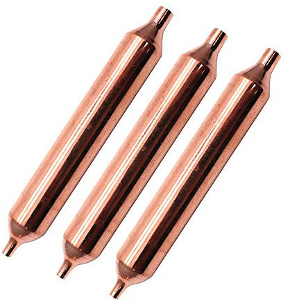 LDEXIN 3 piezas de filtro de refrigerador secador, 3 mm y 6 mm de diámetro interior agujero