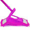 Rotating Microfiber Mop Floor Cleaning Adjustable with Handle Wet & Dry Use (Fuchsia)