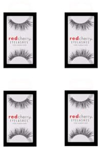 Red Cherry Wimpern- # 217 Multipack (4 Paar) - Professional Echthaarwimpern für den natürlichen Look