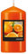 Gala Flavour by GALA Duft-Stumpenkerze Ø 58 mm, 110 mm orange - Orange 96903 Duftkerze Deko-Kerze, 6 Stück