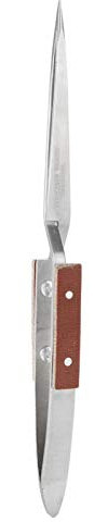 Set di pinzette di precisione curve/dritte, pinzette per saldatura, uso da orologiaio per strumenti di creazione di gioielli(Straight mouth)