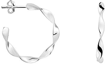 SOFIA MILANI - Damen Ohrringe 925 Silber - Spiralen Steck Creolen - 21060