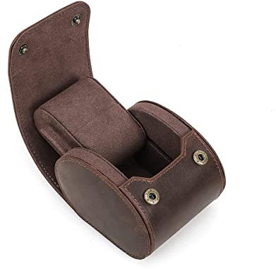Hiram Echtes Leder 1 Uhr Reiseetui Rolle Handgefertigte uhrenetui reise Uhrenbox uhrenrolle echtleder uhrenetui leder 1 uhr watch box single Schmuck Organizer