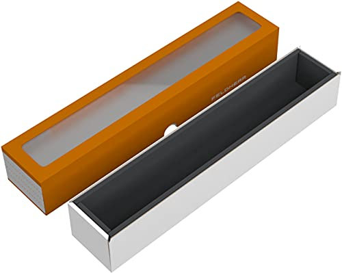 Feldherr Storage Box MTLB340 325 x 60 x 50 mm for model railway locomotives, wagons and vehicles, Color:Orange, Amount:1 pcs.