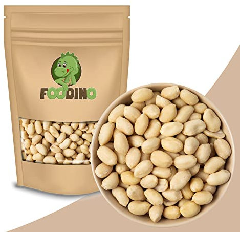 Erdnüsse naturbelassen blanchiert roh ganze Kerne ohne Schale ungesalzen unbehandelt ungeröstet 1kg 10kg (5kg)