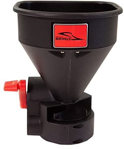 Brinly 5lb. All-Season Handheld Spreader with Easy-Fill Design for Seed, Ice Melt, & Fertilizer