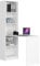 AKORD Schreibtisch Smart, 2-in-1 Kombination Schreibtisch + Bücherregal mit 5 Einlegeböden, Gesamtmaße B125 x H180 x T50 cm, 37 kg