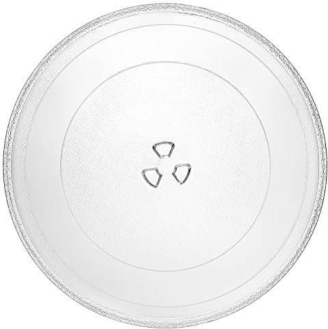 12 Microwave Glass Plate Replacement Fits for Whirlpool - W10337247 W11367904 Microwave Round Glass Plate for 1.5 & 1.7 Cubic Foot Microwaves - BY AMI PARTS