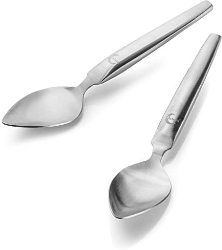 Plate-it Quenelle - Juego de 2 cucharas grandes