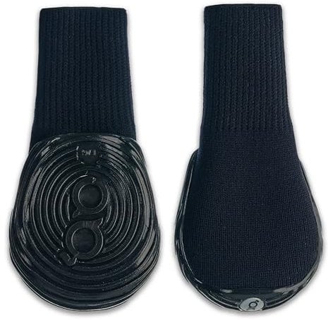 GOO EEZ Ultras - Stivali per cani (2 stivali per confezione), colore: nero, XL