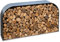 WESTMANN Kaminholzregal aus Stahl | 212x46x111 cm Grau | Brennholzlager für den Außenbereich | Kaminholzregal zum trockenen lagern von Holz