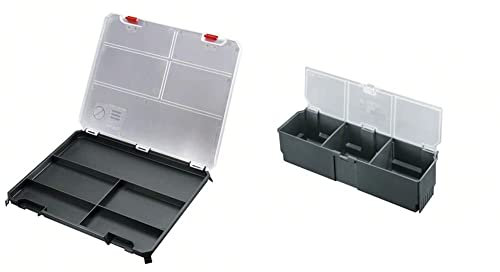Bosch 1600A019CG Deckelbox (für SystemBox, im Karton) & Bosch Zubehörbox (für SystemBox, im Karton)