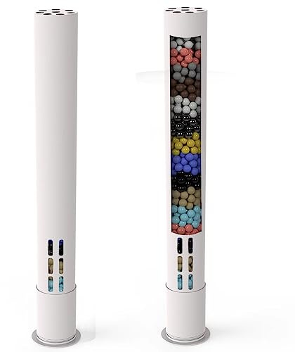 2 Pack Shower Filter Cartridge, JNILE 15 Stage Replacement Shower Filter for Hard Water, High Output Universal Replacement Filter Cartridge, Remove Chlorine Heavy Metals and Sediments