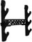 MANNIFEN Holz-Schwerthalter, Wandhalterung, Samurai-Schwert-Display, Ständer, ausgehöhltes Muster für Katana Wakizashi und Standardschwerter (3 Ebenen)
