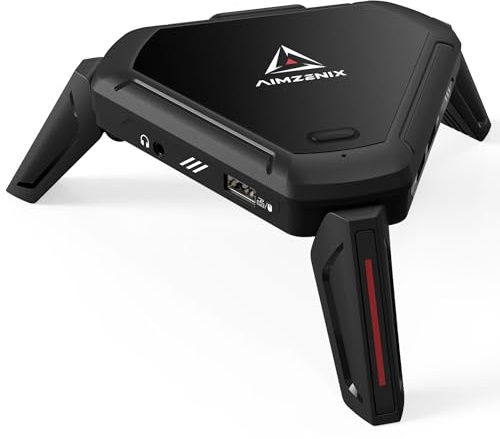 AIMZENIX Monster - Emulator Adapter for PS5, PS4, PS3, Xbox ONE, Xbox 360, Xbox Series X/S, Nintendo Switch, PC, Video Game Controller with Network Port for PS5, with 3.5mm Audio Jack