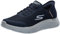 Skechers Hombre Zapatillas Sin Cordones Go Walk Flex, Navy, 42 EU