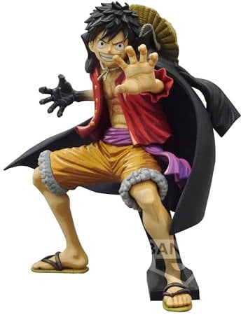 Banpresto Figura de Acción Monkey D Luffy One Piece - King of Artist Wanokuni II (Manga Dimensions), 20 cm, Multicolor, BP88909P