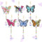 Diamond Painting Schmetterlinge Windspiel Sonnenfänger Kristall Bastelset 6 STK Sun Catcher für Fensterdeko Hängend Basteln