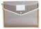 Porte Document Enveloppes en plastique B5, dossiers de documents, sac à fermeture à pression, école et bureau Planchettes à Pince(Khaki)