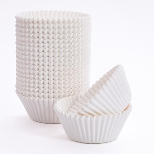 400 White Cupcake Cases Baking Muffin Cake Standard Size Bulk Pack