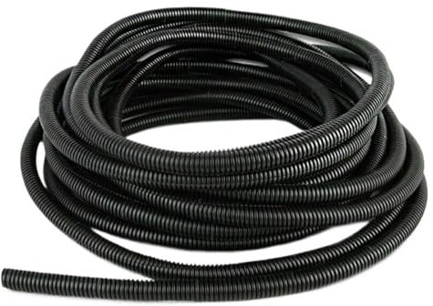 CLENEA Guaina for Cablaggio for Tubo in polietilene Ondulato Isolante da 1 Metro, Guaina for Cavi, Copertura for Condotto for Cavi, Linea Meccanica for Auto(16mm)