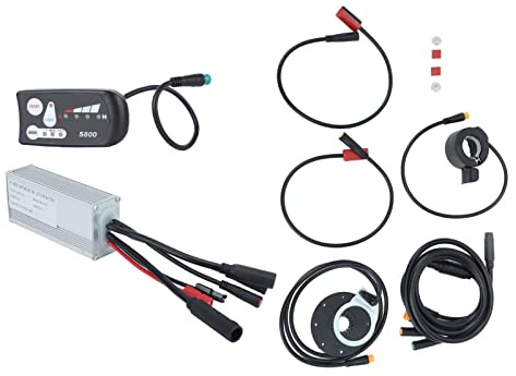UPALDHOU 36 V 48 V 750W Elektrofahrrad Bürstloser Controller -Kit Leichtes Metallgehäuse für DIY Elektrofahrrad, Geeignet für 750 W Motor, S800 -Display für Radfahrer