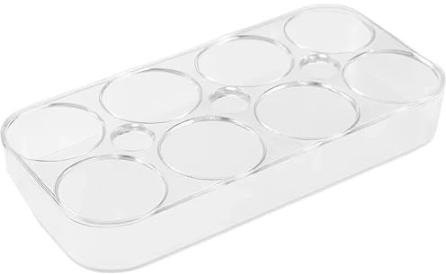 Eierhalter Kühlschrank, Eierbehälter Für 8 Eier, Praktische Eierbox Für Kühlschrank, Stabile Eieraufbewahrung, Kühlschrank Organizer Eier, Ideal Für Küche Und Haushalt
