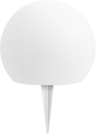 Bonetti LED Solar Kugelleuchte in Milchglas-Optik | Gartenkugel mit Erdspieß | warm-weiß & RGB Farbwechsel wählbar | UV-beständig & Wetterfest IP44 |Solarlampe für Garten, Terrasse & Balkon (Ø 15 cm)