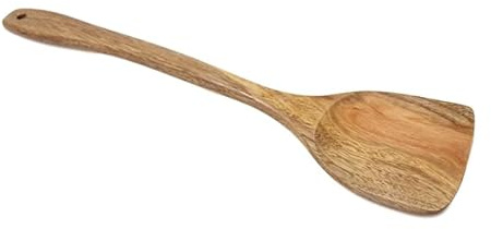 Wooden Spoon Spatula, 34cm, Multipurpose Cooking and Baking Utensil