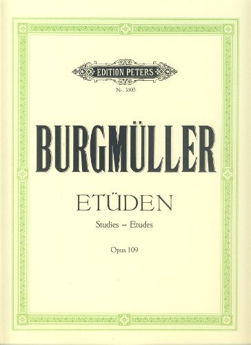 BURGMULLER - Estudios Op.109 para Piano (Ruthardt)