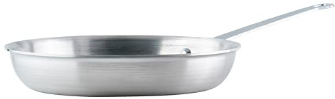 Winco Commercial-Grade Aluminium Fry Pan/Skillet, Natural Finish, 10