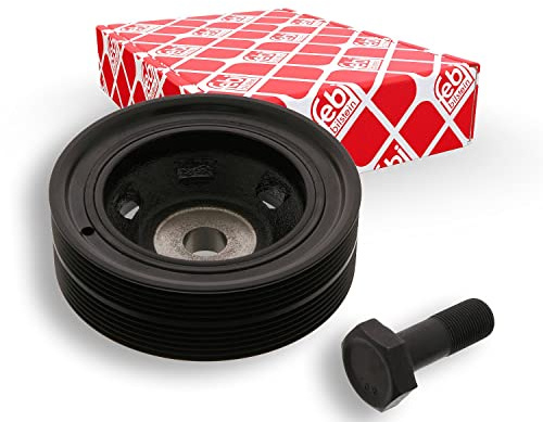 febi bilstein 39709 Pulley decoupled, for crankshaft with screw, pack of one