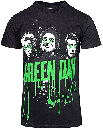 Green Day T-shirt - Drips Mens