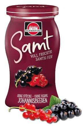 Schwartau Samt Johannisbeeren | Marmelade ohne Stücke & Kerne | 270 g