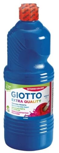 Giotto-Gouache Liquide Giotto Bleu Outremer - Flacon De 1 Litre [Jouet]
