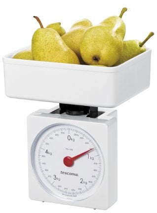 Tescoma Accura Bilancia da Cucina, Bianco, 5 kg
