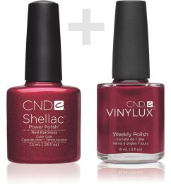 CND Duo Kit - CND Shellac Red Baroness + CND Vinylux Red Baroness