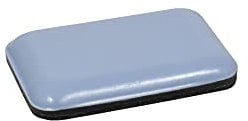 GLEITGUT 16 x Teflongleiter selbstklebend rechteckig 25 x 35 mm PTFE Möbelgleiter