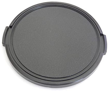 vhbw Bouchon d'objectif Universel 77 mm pour Appareil Photo - Plastique Noir + Ouverture latérale