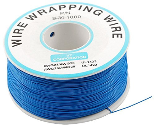 ElectronicLink Breadboard P/N B-30-1000 Tin Plated Copper Wire Wrapping 30AWG Cable 305M Blue, Model:, Home & Tools