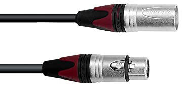 PSSO DMX Kabel XLR COL 3pol 10m sw Neutrik | DMX-Kabel mit Farbcode