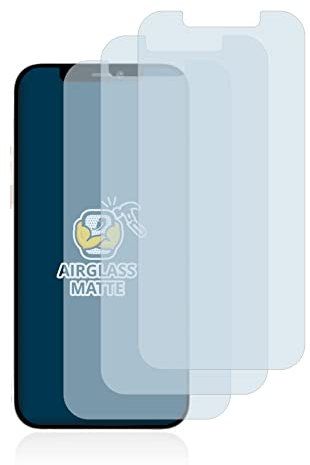 BROTECT Entspiegelungs Schutzglas für Apple iPhone 12 Pro Max (3 Stück) Schutzfolie Panzer Folie Glas Matt [Extrem Kratzfest 9H, Anti-Reflex]
