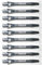 THOR-DARTS ®™ Aluminiumschäfte 47mm medium Dart Alu Shafts 3 Set = 9 Stück silber