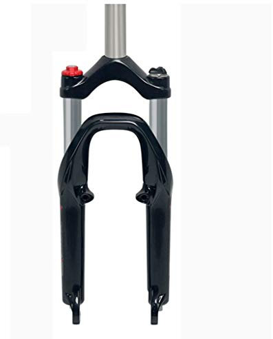 20 Pollici Forcella Ammortizzata Bicicletta MTB Fork da Ciclismo, Tubo Dritto V-Freno Freno A Disco Adulto Unisex Ultraleggero Montagna Bicicletta Ammortizzatore