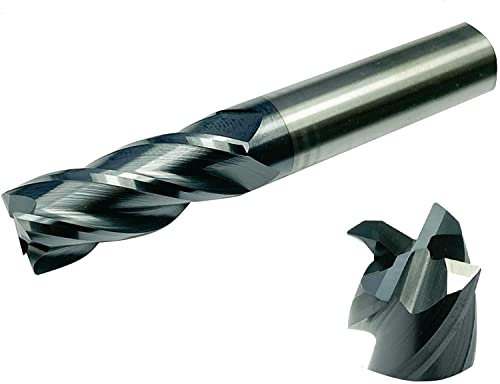 CNC QUALITÄT VHM Torusfräser - Schaftfräser Ø 3/4 / 5/6 / 8/10 / 12 mm - AlTiN beschichtet - High Performance Cutting (Ø 8 R0.5)