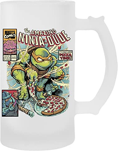 Ninja Dude Amazing Vaso transparente para cerveza