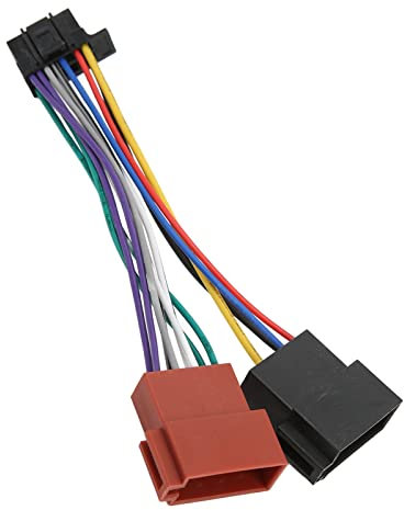 EBTOOLS ISO Radio Wiring Harness Connector Repalcement for Sony JVC New Radio Stereo Wire Harness Adapter ISO Wiring Harness Connector