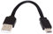 ChenYang CY USB 2.0 Type-A Male to Micro USB Male Data Flat Slim FPC Cable for FPV & Disk & Phone 13cm