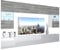 BELINI Wohnwand Vollausstattung Wohnzimmer-Set Moderne Schrankwand mit LED-Beleuchtung Anbauwand TV-Schrank Glamour Holz/Weiß